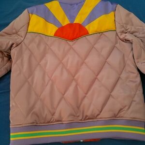 Silk bomber jacket
